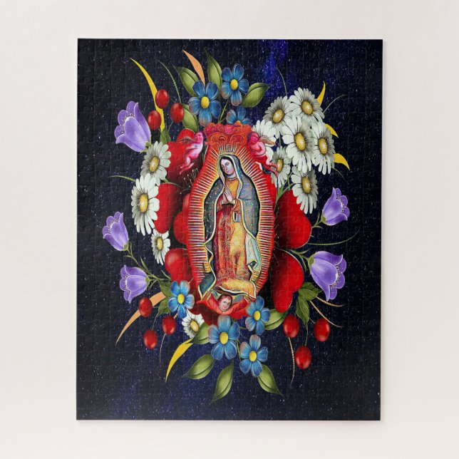 Puzzle Notre-Dame de Guadalupe Vierge Aztèque Mexicaine (Vertical)