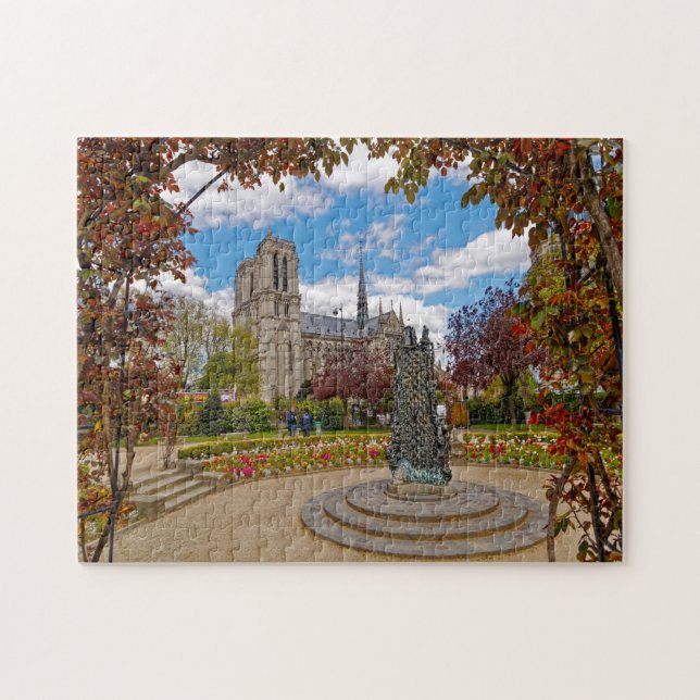 Puzzle Notre Dame Paris. (Horizontal)