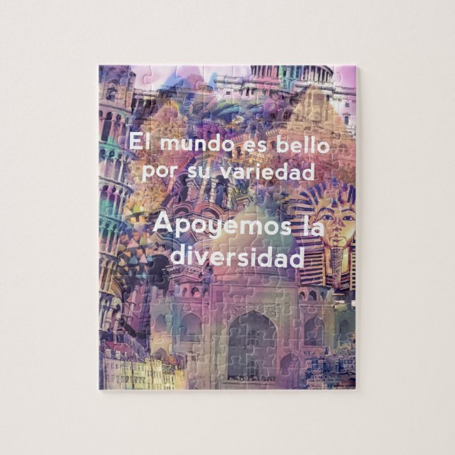 Puzzle Notre diversité nous rend spéciaux (Vertical)