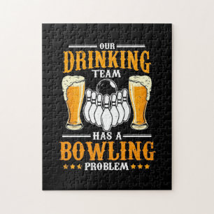 Puzzle Notre Équipe De Boissons A Un Problème De Bowling