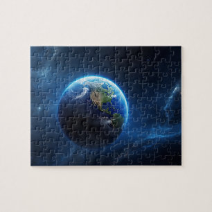 Puzzle Notre maison Sapphire dans l'espace