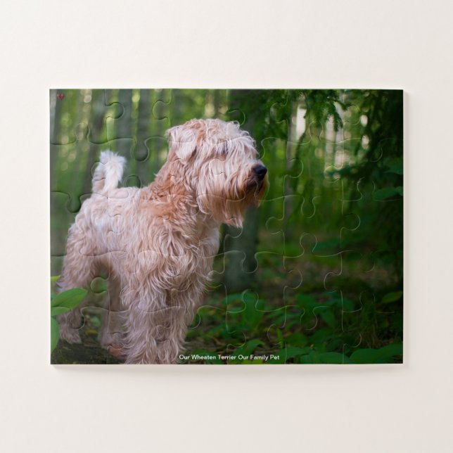 Puzzle Notre Terrier Wheaten, l'animal de compagnie de no (Horizontal)