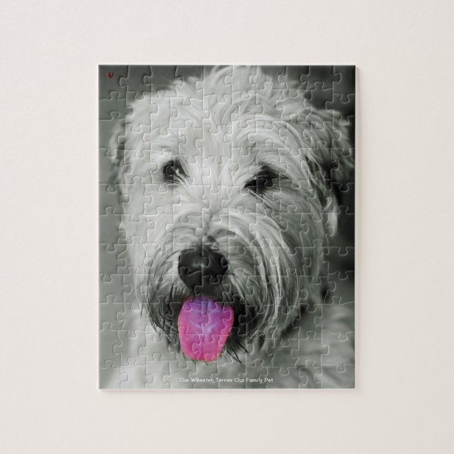 Puzzle Notre Terrier Wheaten, l'animal de compagnie de no (Vertical)