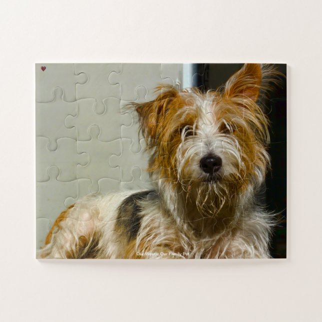 Puzzle Notre Westie Notre Animal De Famille (Horizontal)