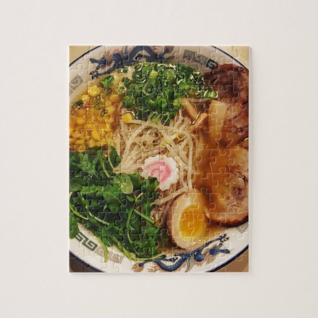 Puzzle Nouilles de Ramen de porc (Vertical)