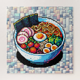 Puzzle Nouilles Pixel Art Ramen