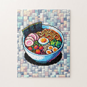 Puzzle Nouilles Pixel Art Ramen