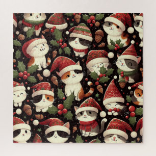 Puzzle Nounours colorés mignons habillés pour l'hiver
