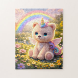 Puzzle Nounours en peluche licorne casse-tête/jeux/divert