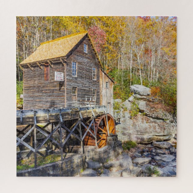 Puzzle Nous adorons le Grist Mill Virginia (Vertical)