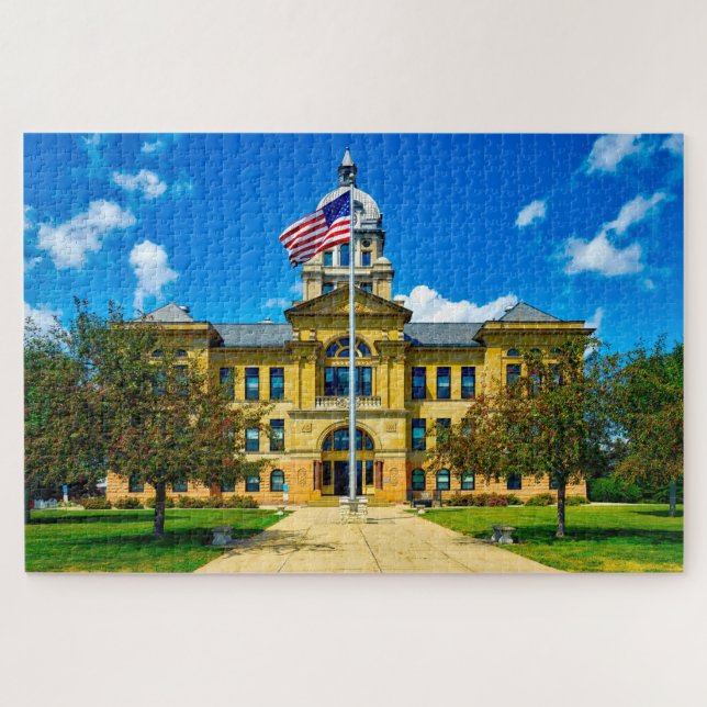 Puzzle Nous aimons Benton County Iowa. (Horizontal)