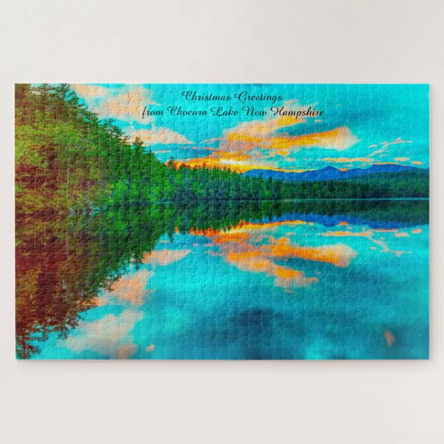 Puzzle Nous aimons Chocura Lake New Hampshire Jigsaw Puzz (Horizontal)