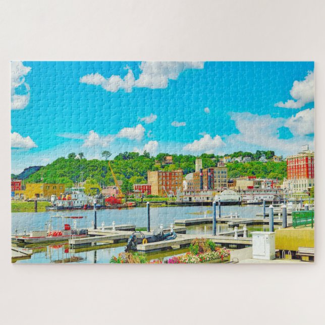 Puzzle Nous aimons Dubuque en Iowa. (Horizontal)