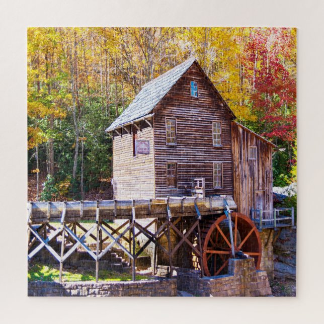 Puzzle Nous aimons Grist Mill Virginie-Occidentale. (Vertical)