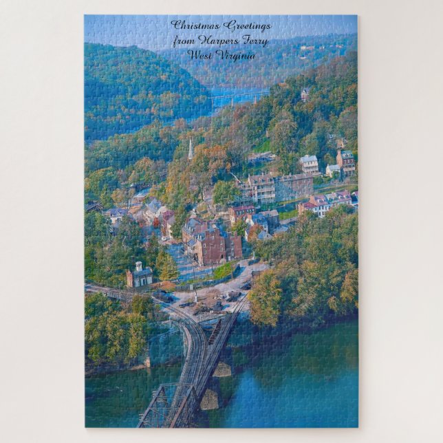 Puzzle Nous aimons Harpers Ferry Virginie-Occidentale. Pu (Vertical)