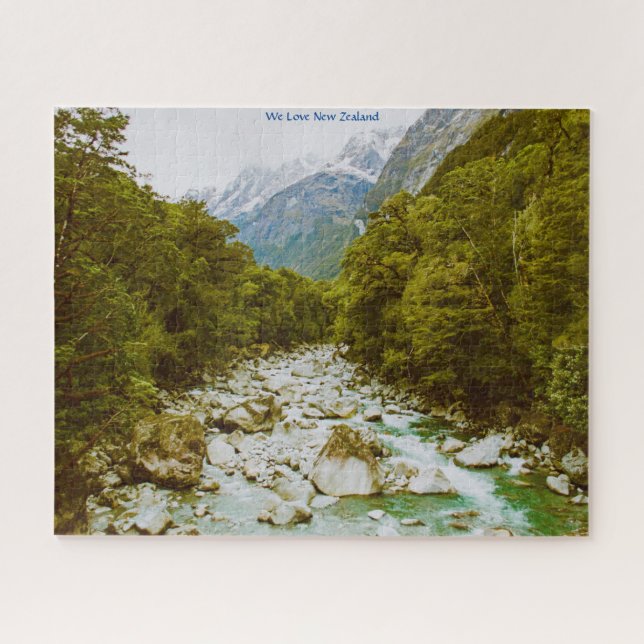 Puzzle Nous aimons la Nouvelle-Zélande (Horizontal)