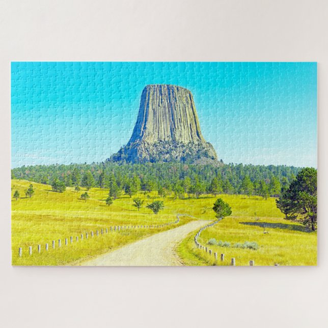 Puzzle Nous aimons la tour des Devils Wyoming (Horizontal)
