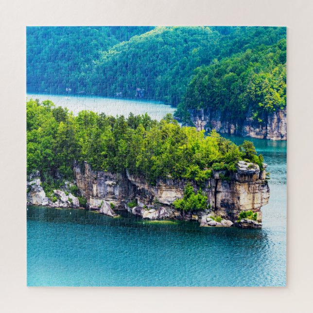 Puzzle Nous aimons Lake Summersville Virginie (Vertical)