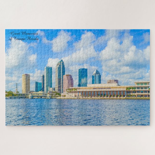 Puzzle Nous aimons le centre-ville de Tampa Floride Puzzl (Horizontal)
