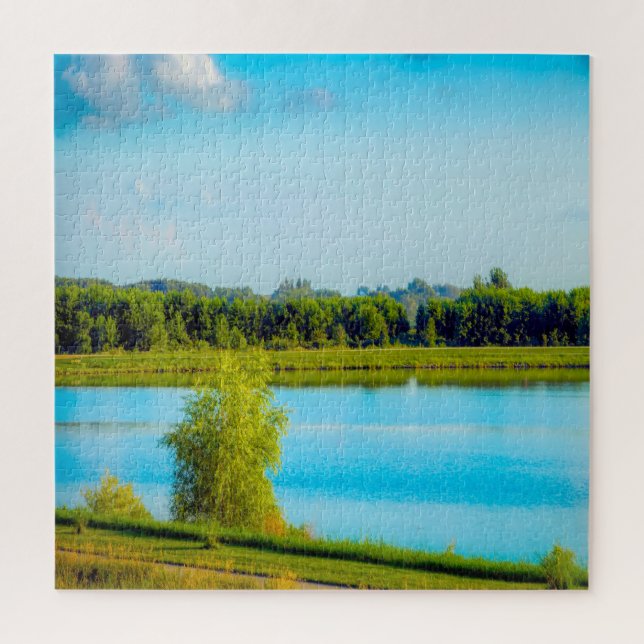 Puzzle Nous aimons le lac Grundy dans l'Iowa. (Vertical)