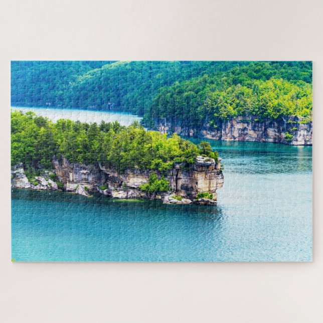 Puzzle Nous aimons le lac Summersville Virginie (Horizontal)