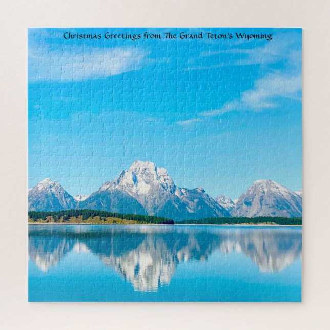 Puzzle Nous aimons le Wyoming du Grand Teton. Jigsaw Puzz (Vertical)