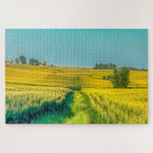 Puzzle Nous aimons les fermes en Iowa.