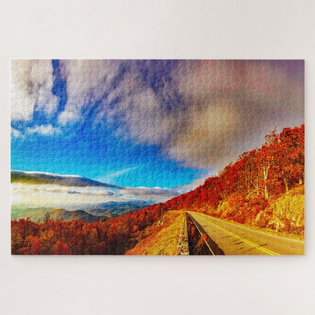 Puzzle Nous aimons les montagnes Blue Ridge Virginie (Horizontal)