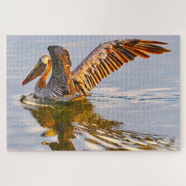 Puzzle Nous aimons les Pélicans Bruns Floride (Horizontal)