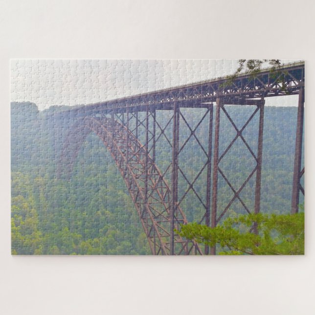 Puzzle Nous aimons New River Gorge Virginie-Occidentale. (Horizontal)