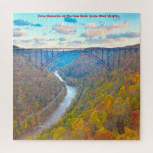 Puzzle Nous aimons New River Gorge Virginie-Occidentale.