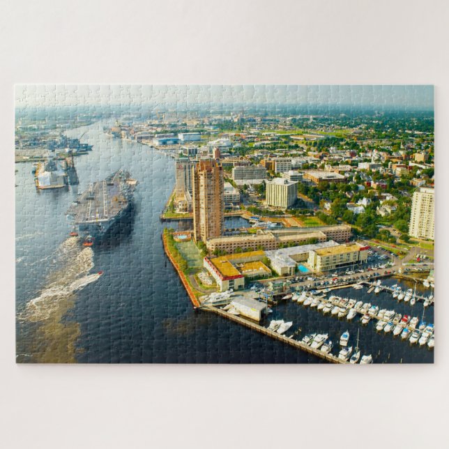 Puzzle Nous aimons Portsmouth  Virginie. (Horizontal)