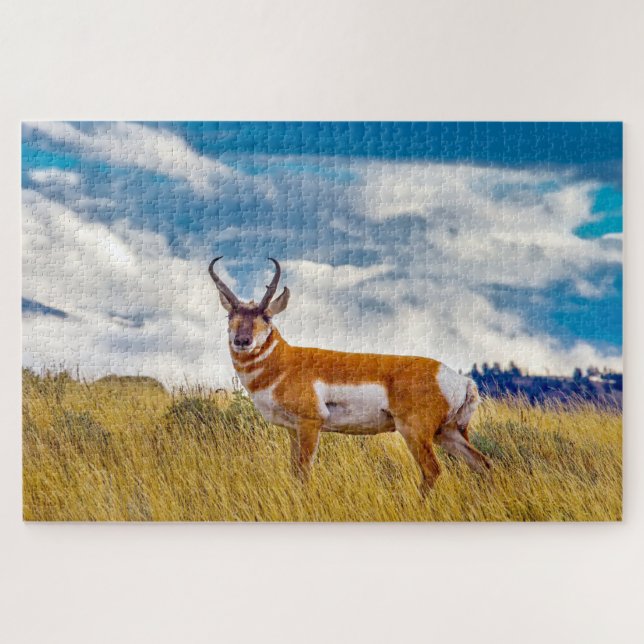 Puzzle Nous aimons Prong Horn Deer Wyoming (Horizontal)