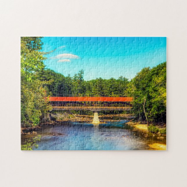 Puzzle Nous aimons Saco River New Hampshire (Horizontal)
