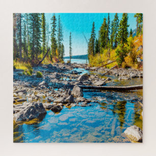 Puzzle Nous aimons Tranquility Lake Wyoming.