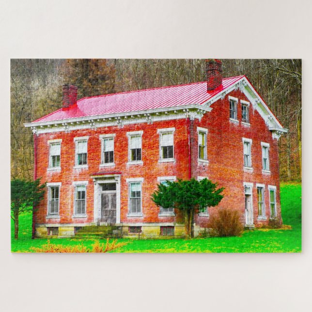 Puzzle Nous aimons Wheeling Virginie-Occidentale. (Horizontal)