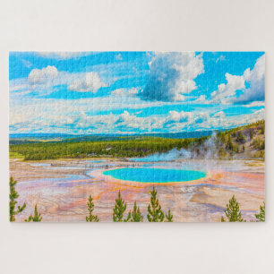 Puzzle Nous aimons Yellowstone Wyoming