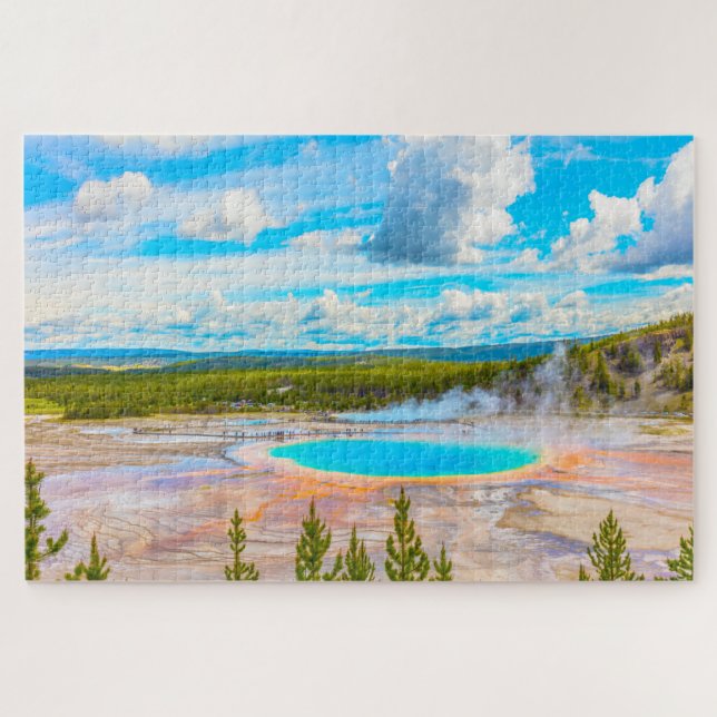 Puzzle Nous aimons Yellowstone Wyoming (Horizontal)