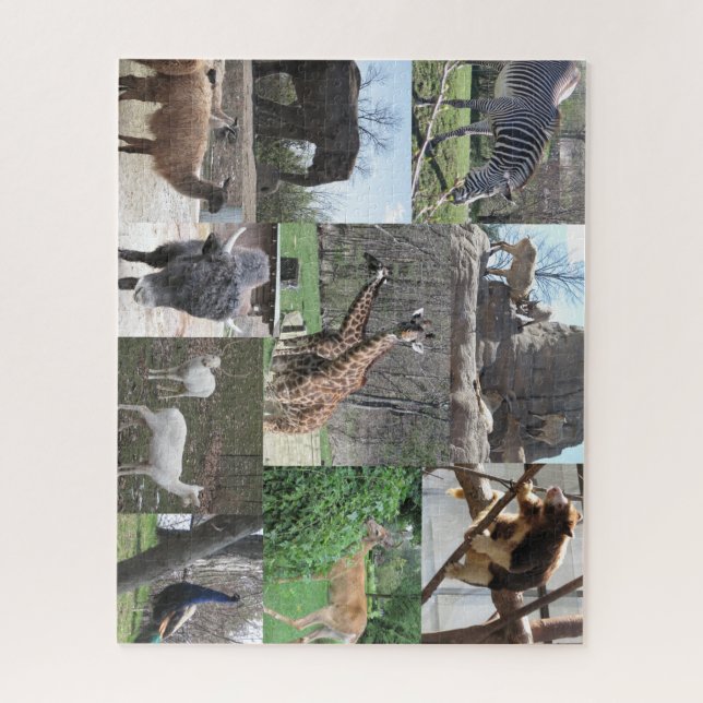 Puzzle Nous allons au zoo (Vertical)
