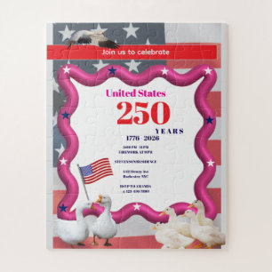 Puzzle Nous Les Oies Idiotes 250ème Célébration Drôle