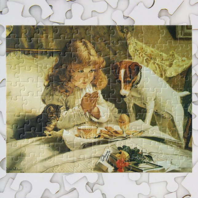 Puzzle Nous Prions, Suspendez Charles Burton Barber (Créateur téléchargé)