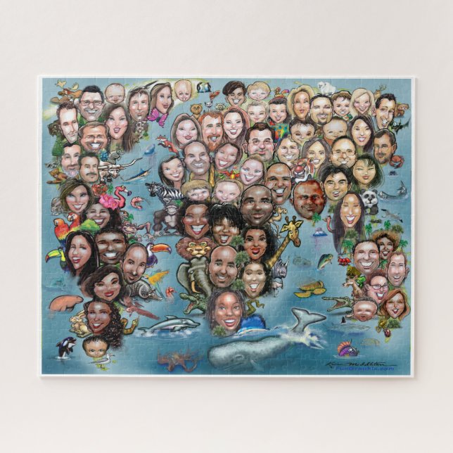 Puzzle Nous sommes tous dans ce monde (Horizontal)