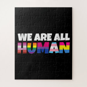 Puzzle Nous sommes tous fiers du drapeau arc-en-ciel LGBT