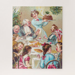 Puzzle Nous vous souhaitons à tous un joyeux Noël - Carte