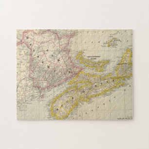 Puzzle Nouveau-Brunswick, Nouvelle-Écosse