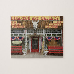 Puzzle Nouveau-Mexique, Cimarron. Galerie d'art Cimarron,