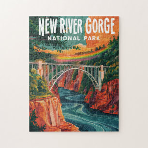 Puzzle Nouveau parc national River Gorge Design de l'eau