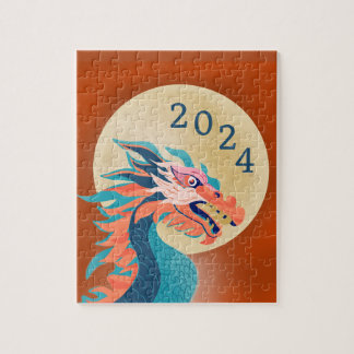 Puzzle Nouvel An chinois 2024 Année du dragon