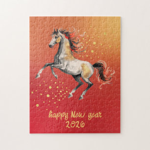 Puzzle Nouvel An chinois 2026 Fête du Nouvel An du Cheval