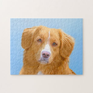 Puzzle Nouvelle-Écosse Peinture de chien pour l'essayeur